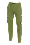 Zelene hlače s žepi in flisasto notranjostjo Joma Street Long Pants