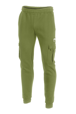 Zelene hlače s žepi in flisasto notranjostjo Joma Street Long Pants