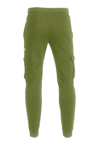 Zelene hlače s žepi in flisasto notranjostjo Joma Street Long Pants