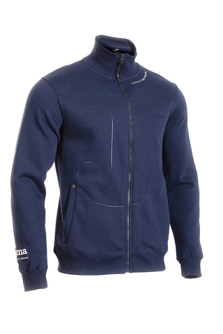 Modra majica z zadrgo in velikim logotipom na sprednji strani Joma Urban Street Full Zip Sweatshirt