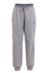 Sive jogger hlače z elastičnim pasom in silikonskim logotipom JOMA Step Long Pants