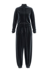 Črna trenirka z zadrgo in elastičnim spodnjim robom Joma Step Tracksuit