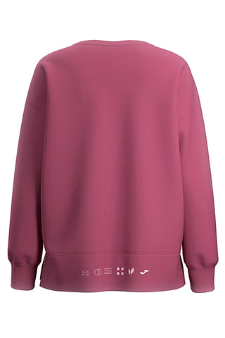 Roza kratka majica z raglan rokavi in gumiranim potiskom Joma Breath Sweatshirt