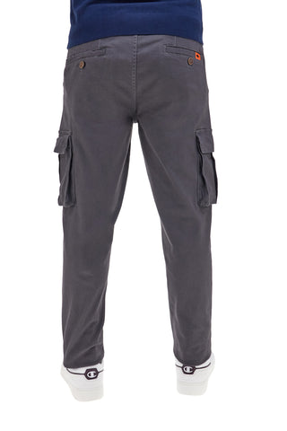 Sive hlače cargo regular fit z velikimi žepi No limits MAPW001W24