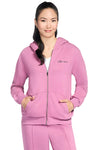 Roza kapuco z zadrgo iz tkanine skech-sweats french terry Skechers JA286