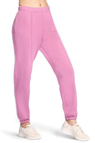 Roza hlače z notranjo toplim flisom Skechers PT238