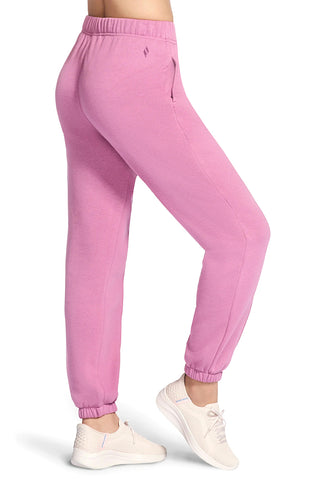 Roza hlače z notranjo toplim flisom Skechers PT238