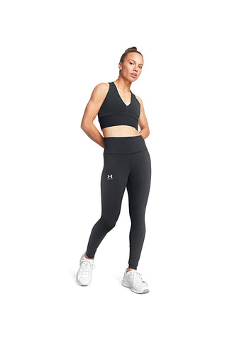 Črne legice iz tehničnega bombaža z visokim pasom Under Armour RIVAL LEGGING