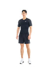 Črna tehnična majica z kratkimi rokavi Under Armour UA HEATGEAR ARMOUR COMP SS za moške | Pittarello