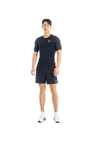 Črna tehnična majica z kratkimi rokavi Under Armour UA HEATGEAR ARMOUR COMP SS za moške | Pittarello