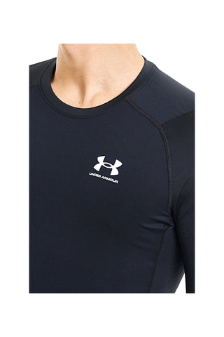 Črna tehnična majica z kratkimi rokavi Under Armour UA HEATGEAR ARMOUR COMP SS za moške | Pittarello