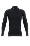 Črna toplotna majica z visokim ovratnikom Under Armour ColdGear Compression ARMOUR COMP MOCK