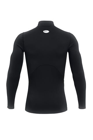 Črna toplotna majica z visokim ovratnikom Under Armour ColdGear Compression ARMOUR COMP MOCK