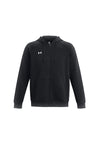Črna flisasta majica z zadrgo in kapuco Under Armour RIVAL FLEECE FZ HOODIE