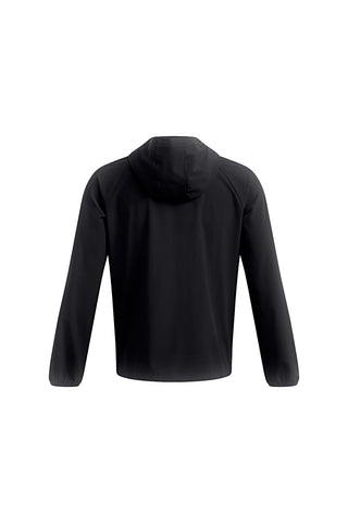 Lahka črna jakna s kapuco Under Armour VIBE WOVEN JACKET