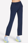 Modre hlače z vrvico Skechers Slip-ins GO WALK Uptown Pant