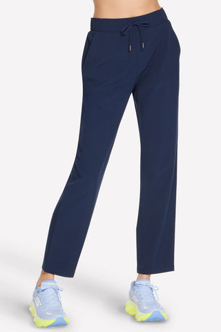 Modre hlače z vrvico Skechers Slip-ins GO WALK Uptown Pant
