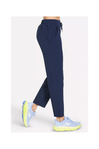 Modre hlače z vrvico Skechers Slip-ins GO WALK Uptown Pant
