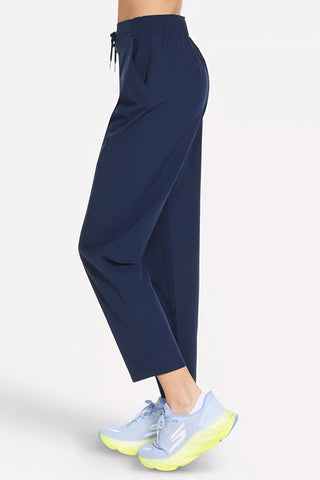 Modre hlače z vrvico Skechers Slip-ins GO WALK Uptown Pant