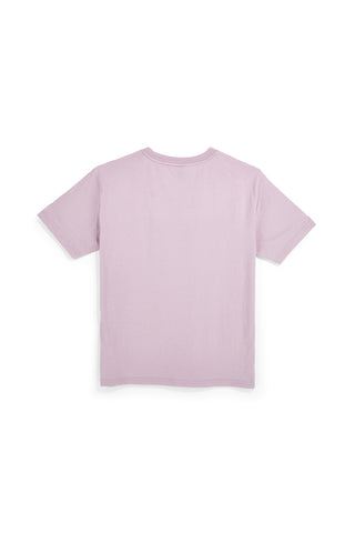 Majica vijoličaste barve z nadstandardno velikostjo in potiskom Los Angeles Skechers Destination Short Sleeve Tee