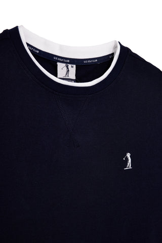 Mornarsko modra majica z logotipom Us golf TS1053