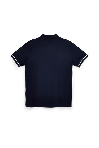 Modro-beljasta polo majica U.s. grand polo iz 100 % bombaža US61503M