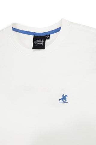Bela polo majica U.s. grand iz 100 % bombaža US61601M