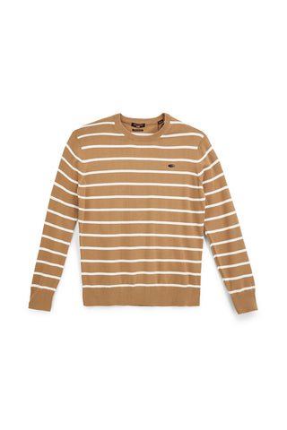 Maglia cammello a righe in cotone No limits MAJU011S26