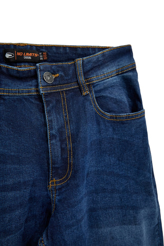 Modre jeans hlače iz džinsa No limits MAPW005S24