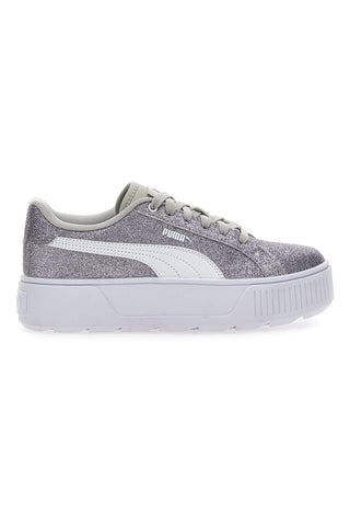 Superge Flatform Karmen Glitz Srebrni Glitter