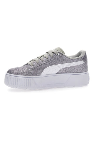 Superge Flatform Karmen Glitz Srebrni Glitter