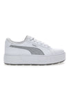 Superge z ravno platformo Puma Karmen Space Metallics Bele
