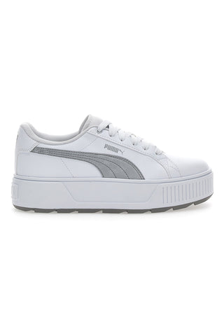 Superge z ravno platformo Puma Karmen Space Metallics Bele