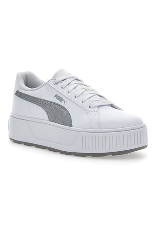 Superge z ravno platformo Puma Karmen Space Metallics Bele