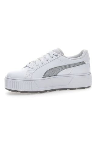 Superge z ravno platformo Puma Karmen Space Metallics Bele