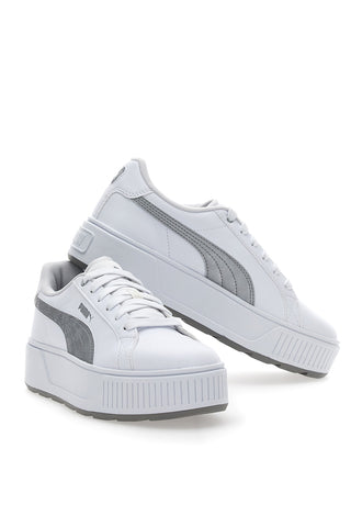Superge z ravno platformo Puma Karmen Space Metallics Bele