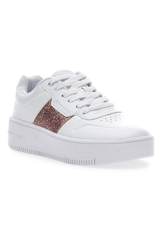 Superge Champion Rebound Platform Sparkle Bele