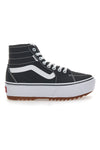 Superge z ravno platformo Vans Hi Tapere črne in bele
