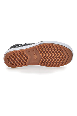 Superge z ravno platformo Vans Hi Tapere črne in bele