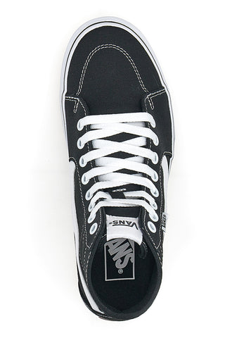 Superge z ravno platformo Vans Hi Tapere črne in bele