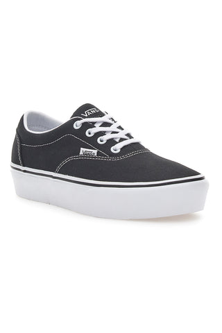 Superge s platformo Vans Doheny Platfor črne in bele