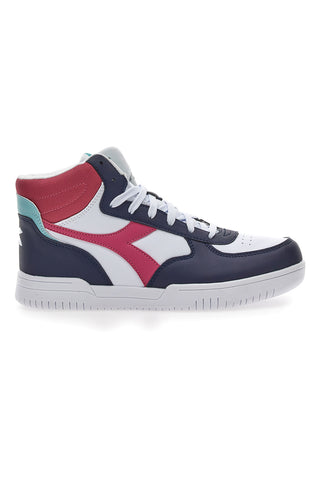 Superge Diadora Raptor Mid GS bele, modre in fuksijeve