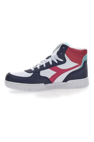 Superge Diadora Raptor Mid GS bele, modre in fuksijeve