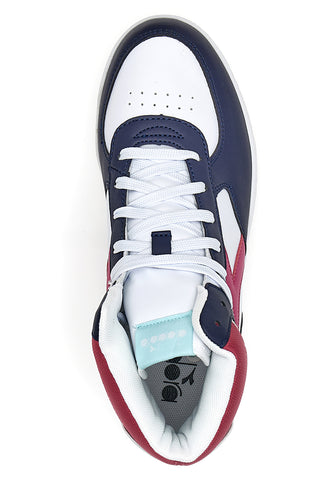 Superge Diadora Raptor Mid GS bele, modre in fuksijeve