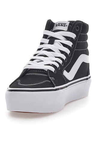 Črni in beli superge Mid-cut Vans Filmore Hi Platform