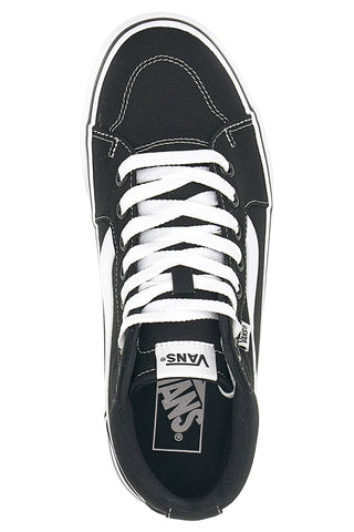 Črni in beli superge Mid-cut Vans Filmore Hi Platform