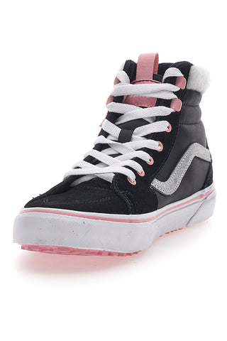 Črni in roza superge Mid-Cut Vans Filmore Hi Vansguard