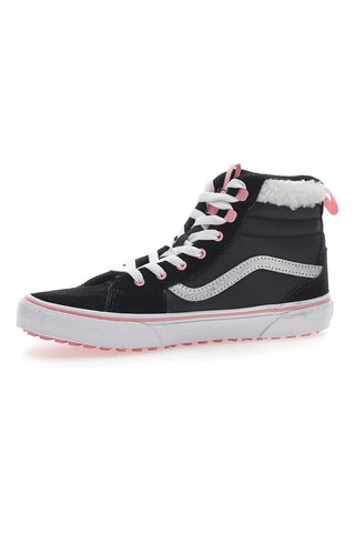 Črni in roza superge Mid-Cut Vans Filmore Hi Vansguard