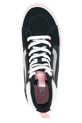 Črni in roza superge Mid-Cut Vans Filmore Hi Vansguard