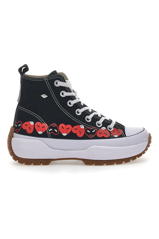 Superge Mid-Cut British Knights Kaya Mid Fly Črne